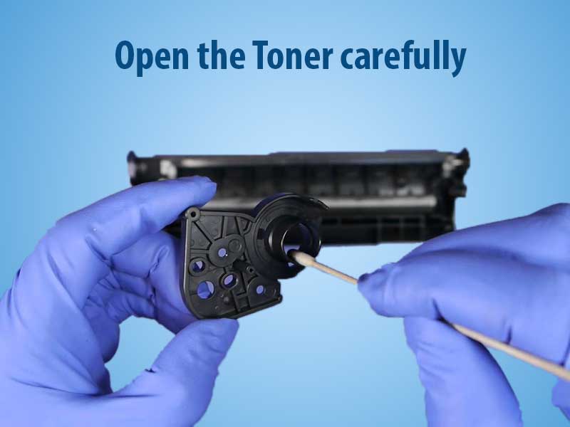 Cartridfe Refilling Step 2