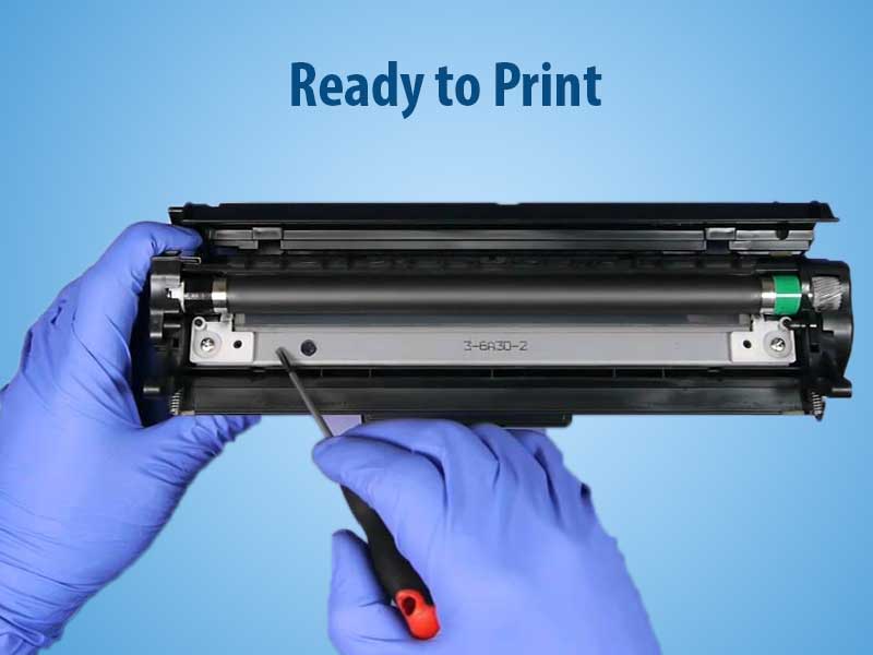 Cartridfe Refilling Step 6